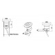 KOMPLE ABS MAMÜL 3 POWER LEDLİ BORUYA GEÇME AYDINLATMA ARMATÜRÜ